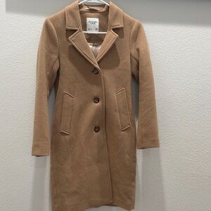 Abercrombie & Fitch Camel Trench Coat